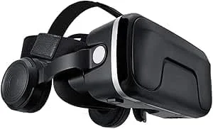 عینک واقعیت مجازی سه بعدی برای تلفن همراه - هدست واقعیت مجازی با محافظت در برابر نور آبی | سازگار با آیفون و اندروید (5.0-7.2 اینچ) | سرگرمی رایانه شخصی و تجربه فراگیر