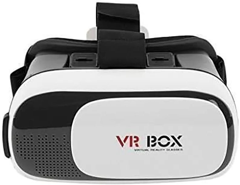 هدست واقعیت مجازی VR BOX با قابلیت ضد اشعه و بند قابل تنظیم، جدیدترین مدل 2021، مناسب برای تمام گوشی های اندروید (سفید) VR BOX-5