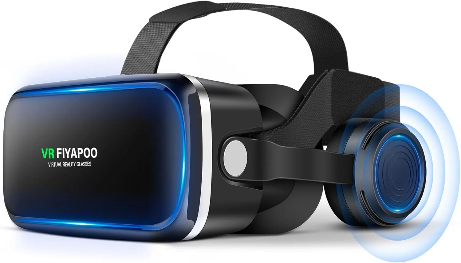 هدست واقعیت مجازی موبایل با هدفون HiFi، عینک سه بعدی واقعیت مجازی برای فیلم ها و بازی های خیره کننده. خود را در دنیایی دیگر غرق کنید