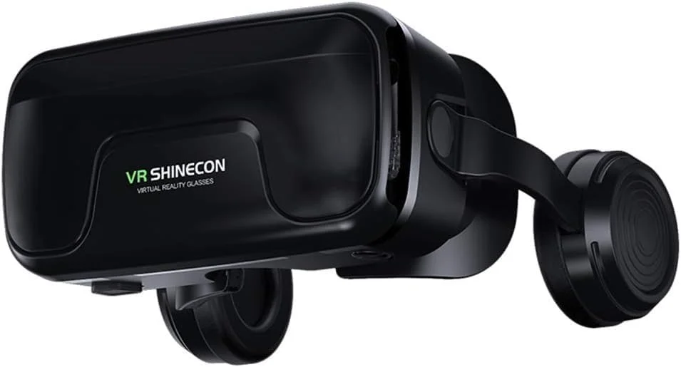 هدست واقعیت مجازی سه بعدی VR SHINECON با کنترلر، پشتیبانی از تلفن های همراه 5.5 تا 7.2 اینچی برای فیلم و بازی