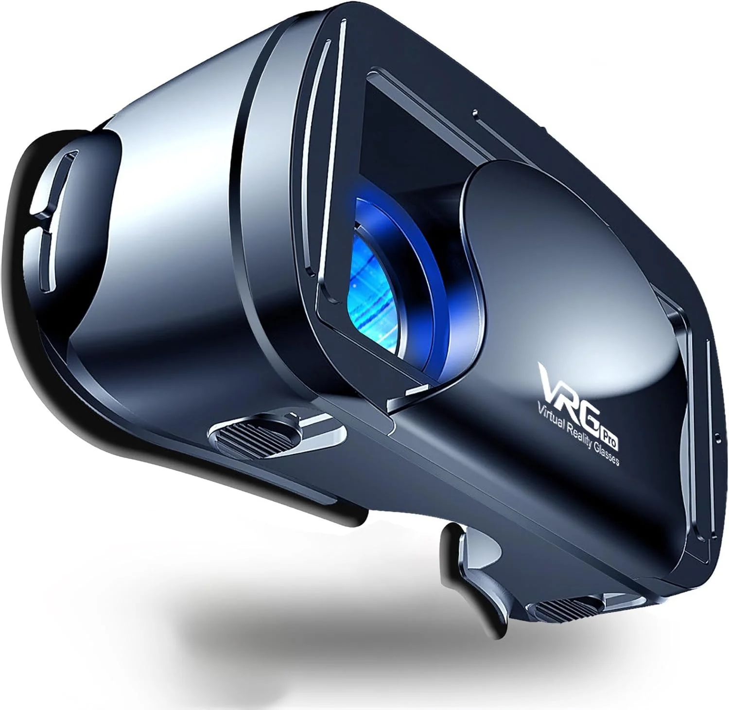 هدست واقعیت مجازی AEVRG، عینک سه بعدی واقعیت مجازی قابل تنظیم، محافظ چشم HD Blu-ray، پشتیبانی از 5 تا 7 اینچ، مشکی برای تلفن های هوشمند اندرویدی