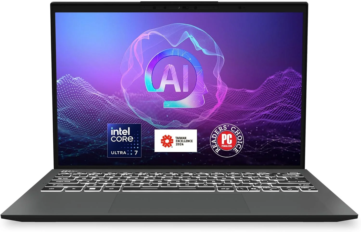 لپ تاپ تجاری MSI Prestige 13 AI+ Evo (2024) با صفحه نمایش 13.3 اینچی 2.8K OLED: پردازنده Intel Core Ultra 7-258V، کارت گرافیک Arc، حافظه رم 32 گیگابایتی LPDDR5x، حافظه اس اس دی 1 ترابایتی NVMe، پورت Thunderbolt 4، وای فای 7، و ویندوز 11 پرو: رنگ Stellar Gray مدل A2VMG-014US