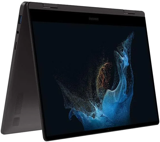لپ تاپ سامسونگ گلکسی بوک 2 360 وای فای، 13.3 اینچ، نسل 12 پردازنده اینتل Core i5، رم 8 گیگابایت، حافظه 256 گیگابایت، گرافیت - رسمی (بازسازی شده)