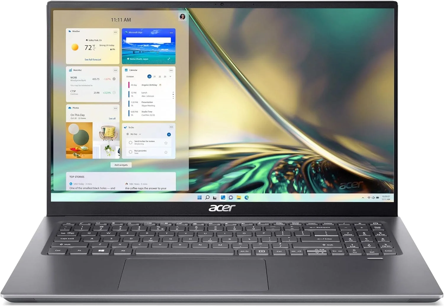 لپ تاپ/اولترابوک Acer Swift X (SFX16-51G-50UP) | صفحه نمایش 16 اینچی FHD | پردازنده Intel Core i5-11320H | رم 16 گیگابایتی