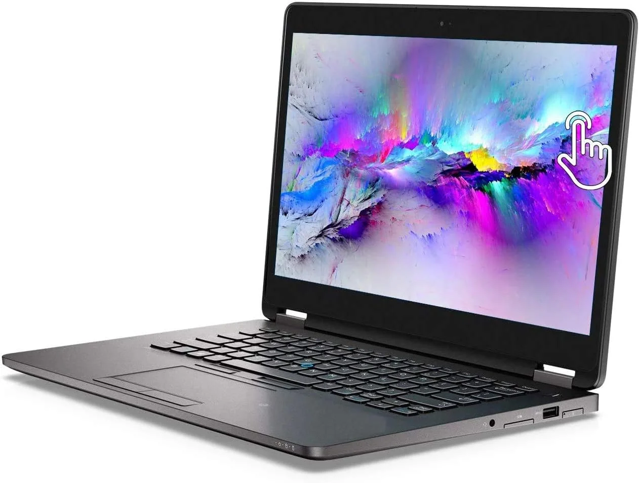 دل Latitude E7470 اولترابوک لمسی (بازسازی شده) - پردازنده Intel Core i7-6600U 2.6GHz، رم 16 گیگابایت، حافظه SSD 512 گیگابایت، ویندوز 11 (نوسازی شده)