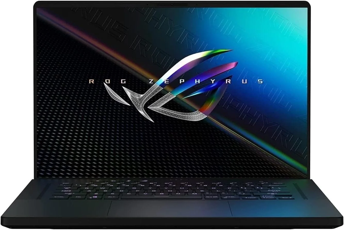 لپ تاپ گیمینگ Rog Zephyrus m16 GU603HM، پردازنده i9 11900H نسل 11، رم 16 گیگابایت، حافظه 2 ترابایت SSD، گرافیک 6 گیگابایت RTX 3060، صفحه نمایش 16 اینچ WQXGA 165 هرتز، ویندوز 11 (تجدید شده)