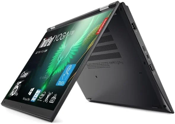 لنوو ThinkPad Yoga 370 2in1 لمسی با قلم (بازسازی شده)، پردازنده Intel Core i5-7300U، صفحه نمایش 13.3 اینچی FHD، رم 16 گیگابایتی، حافظه SSD 512 گیگابایتی، کیبورد با نور پس زمینه، حسگر اثر انگشت، Thunderbolt 3، کارت خوان MicroSD، ویندوز 11 - (رم 16 گیگابایتی | حافظه SSD 512 گیگابایتی)