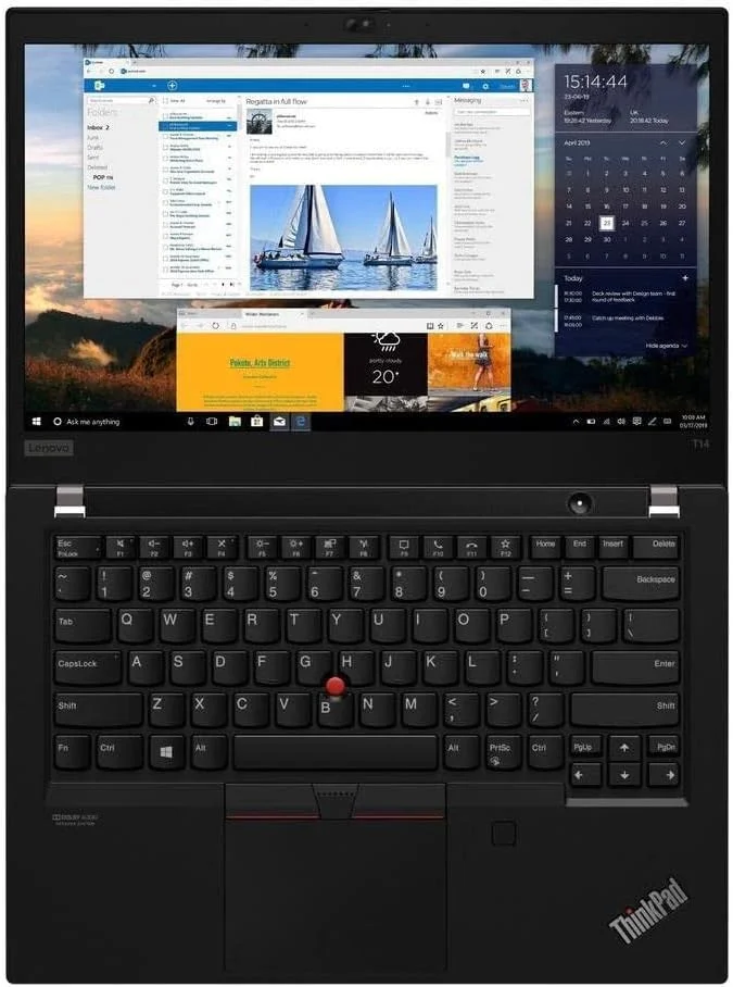 لپ تاپ 14 اینچی لنوو ThinkPad T14 Gen 2 مدل 20W0001NUS - Full HD - 1920 x 1080 - پردازنده Intel Core i7 نسل 11 مدل i7-1165G7 چهار هسته ای (4 هسته) 2.80 گیگاهرتز - 16 گیگابایت رم - 512 گیگابایت SSD - مشکی (بازسازی شده)