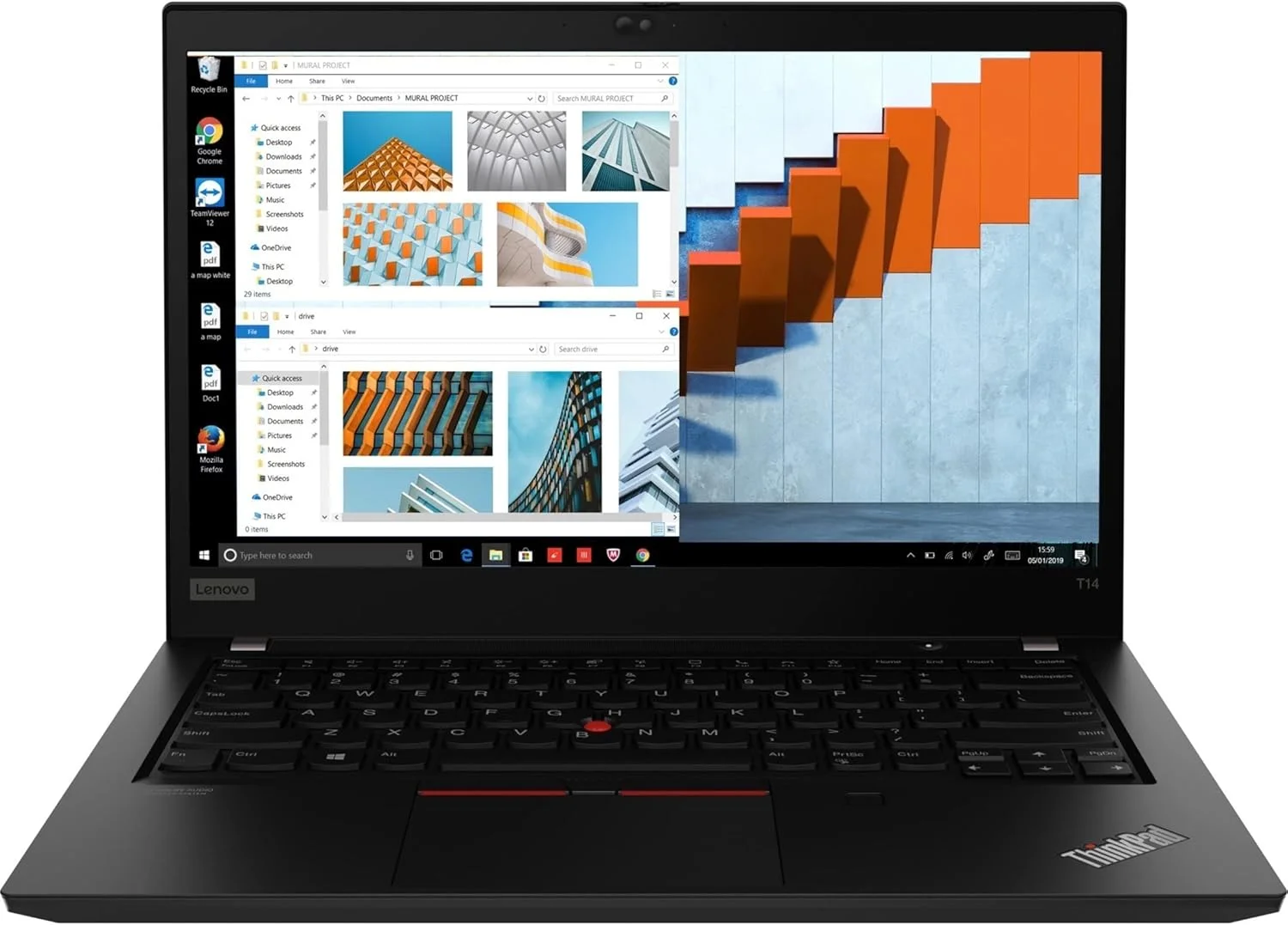 لپ تاپ 14 اینچی لنوو ThinkPad T14 Gen 2 مدل 20W0001NUS - Full HD - 1920 x 1080 - پردازنده Intel Core i7 نسل 11 مدل i7-1165G7 چهار هسته ای (4 هسته) 2.80 گیگاهرتز - 16 گیگابایت رم - 512 گیگابایت SSD - مشکی (بازسازی شده)