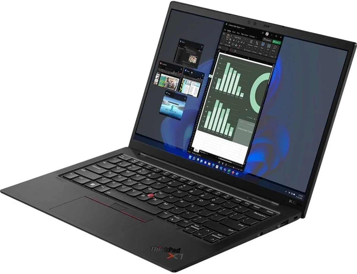 لپ تاپ تجاری بازسازی شده لنوو ThinkPad X1 Carbon نسل 4 | پردازنده intel Core i5 نسل 6 | رم 16 گیگابایت | حافظه SSD 512 گیگابایت | صفحه نمایش 14.1 اینچی غیر لمسی | ویندوز 11 | بازسازی شده