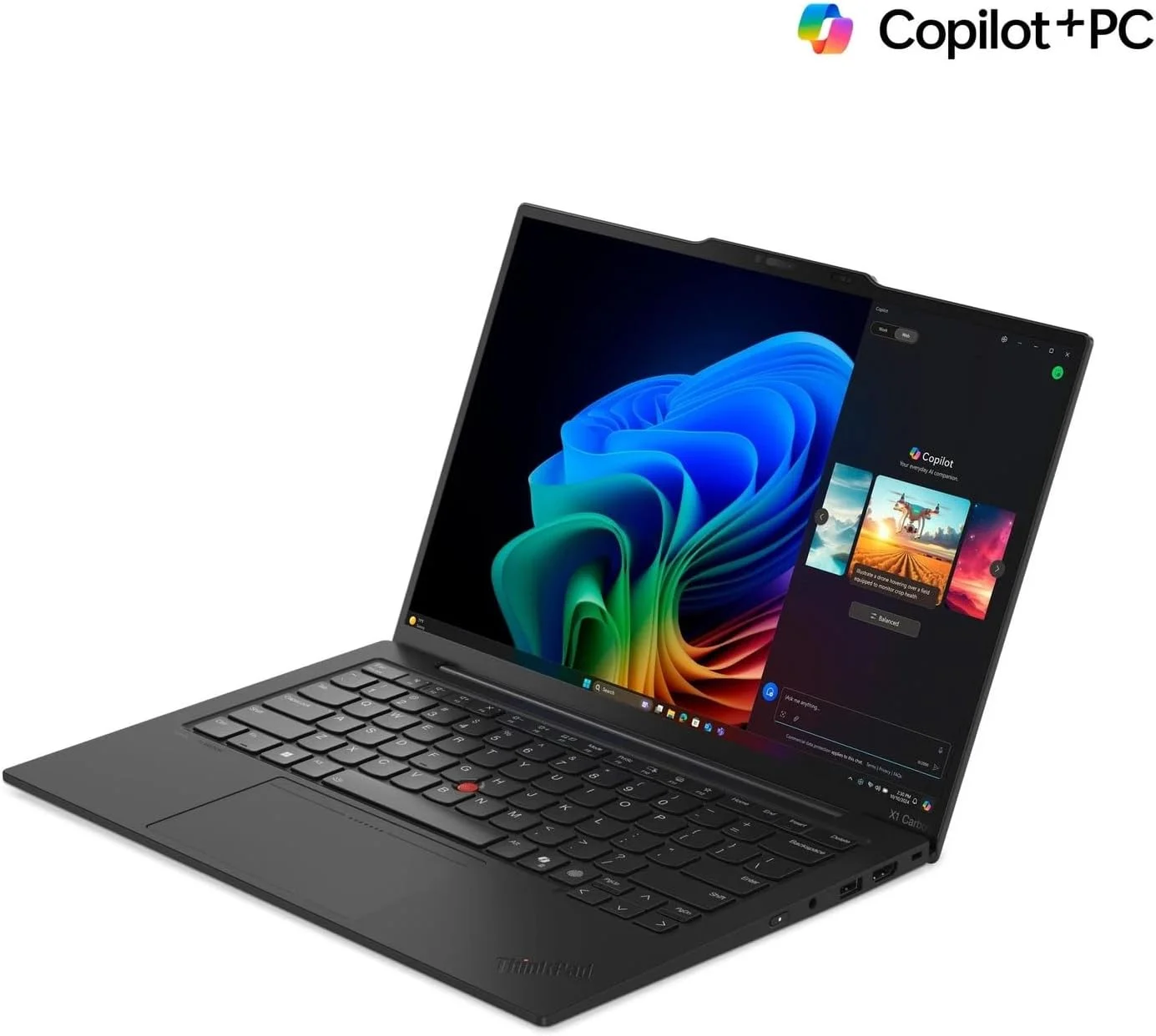 لنوو ThinkPad X1 Carbon Gen 13، پردازنده Intel Ultra 7 255U، صفحه نمایش WUXGA (1920 x 1200) 500nits لمسی، 32 گیگابایت رم LPDDR5، 1 ترابایت SSD، Thunderbolt و Windows 11 Pro - نسخه Aura - مشکی