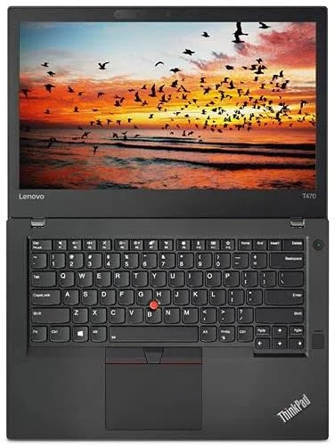 لپ تاپ تجاری سبک وزن لنوو ThinkPad T470، پردازنده Intel Core i5-7300U، رم 8 گیگابایتی DDR4، هارد 256 گیگابایتی SSD، صفحه نمایش لمسی 14 اینچی (بازسازی شده)