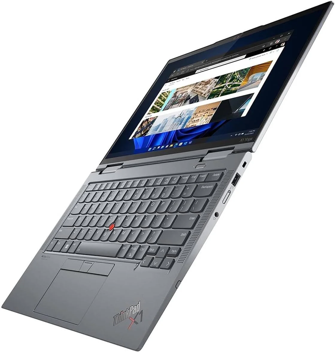 لپ تاپ تجاری لنوو ThinkPad X1 Yoga نسل 7 (نسل هفتم). | پردازنده اینتل Deca-Core i5-1235U | رم 16 گیگابایتی | اس اس دی 512 گیگابایتی | صفحه نمایش لمسی 14.1 اینچی 360 درجه | ویندوز 11 | (بازسازی شده)