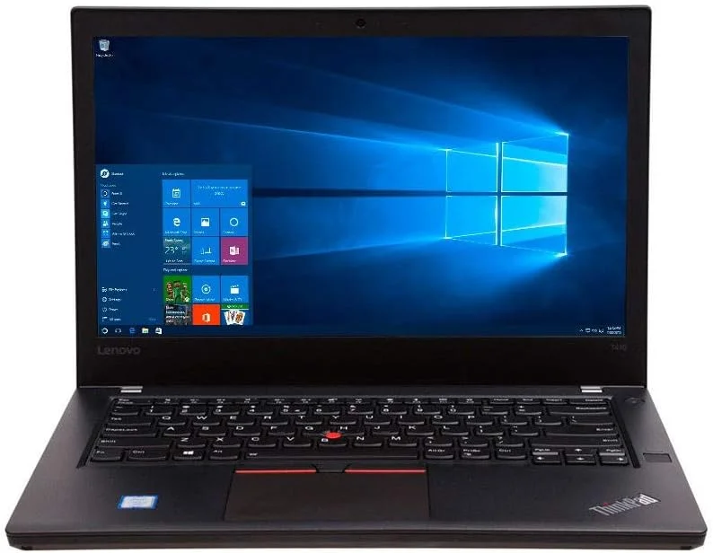 لپ تاپ تجاری لمسی ۱۴ اینچی Lenovo Thinkpad T470s با کیفیت FHD (۱۹۲۰x۱۰۸۰) | پردازنده Core i5-6300U نسل ششم | رم ۸ گیگابایتی DDR4 - حافظه SSD ۲۵۶ گیگابایتی | ویندوز پرو (بازسازی شده)