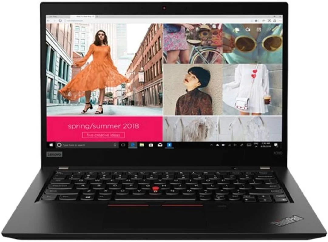 لپ تاپ لنوو ThinkPad X390 20Q0003VGE با صفحه نمایش 13 اینچی Full HD IPS، رم 16 گیگابایت، حافظه SSD 512 گیگابایت، LTE / 4G و ویندوز 10 پرو (بازسازی شده)