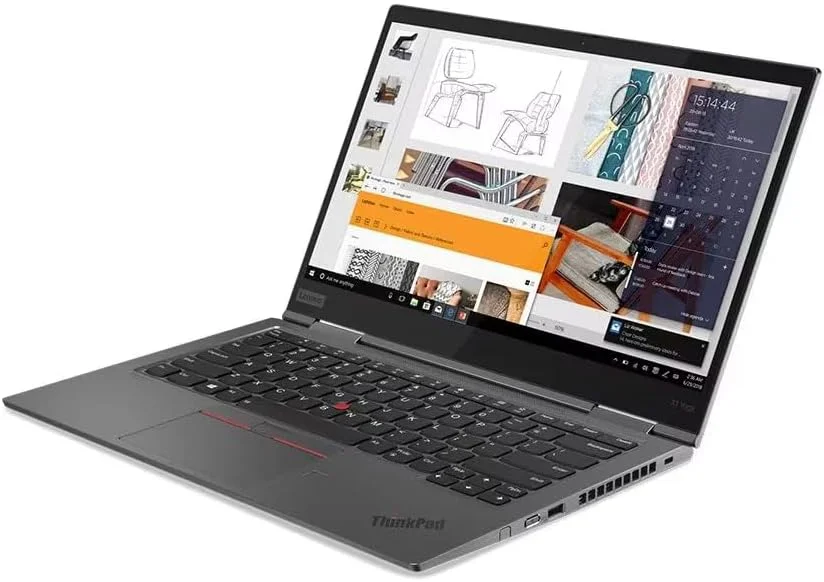 لپ تاپ لمسی 2 در 1 لنوو ThinkPad X1 Yoga نسل 4 با صفحه نمایش FHD (1920x1080)، پردازنده چهارهسته ای i7-8565U، رم 8 گیگابایتی، حافظه SSD 512 گیگابایتی، کیبورد با نور پس زمینه، HDMI و ویندوز 11 (بازسازی شده)