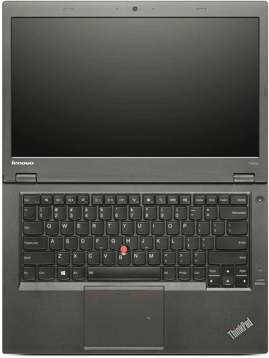 لپ تاپ لنوو ThinkPad T440P (بازسازی شده) | پردازنده Intel Core i5 نسل چهارم | 8 گیگابایت رم | 256 گیگابایت SSD | صفحه نمایش 14.1 اینچ | ویندوز 10 پرو (نوسازی شده)