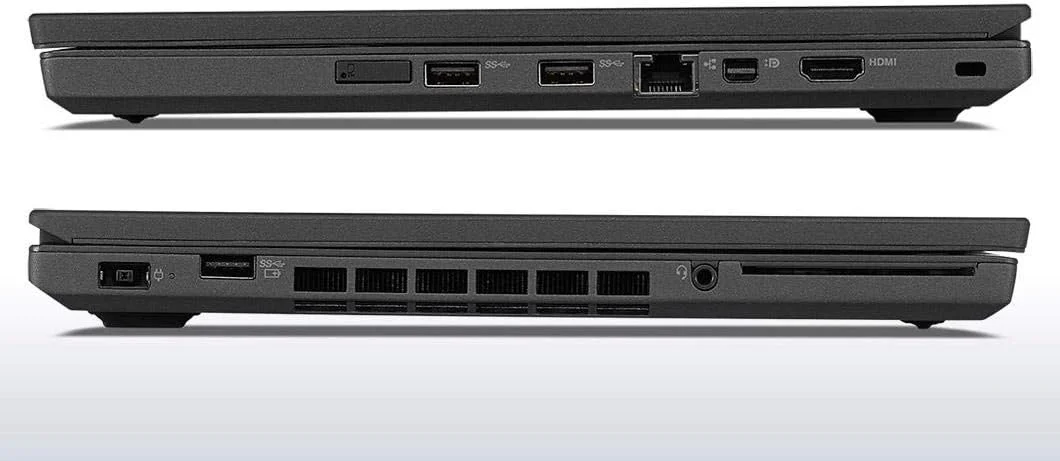 لپ تاپ تجاری لنوو ThinkPad T460P (بازسازی شده) | پردازنده اینتل Core i5 نسل ششم | 8 گیگابایت رم | 256 گیگابایت حافظه SSD | صفحه نمایش 14.1 اینچی غیر لمسی | ویندوز 11