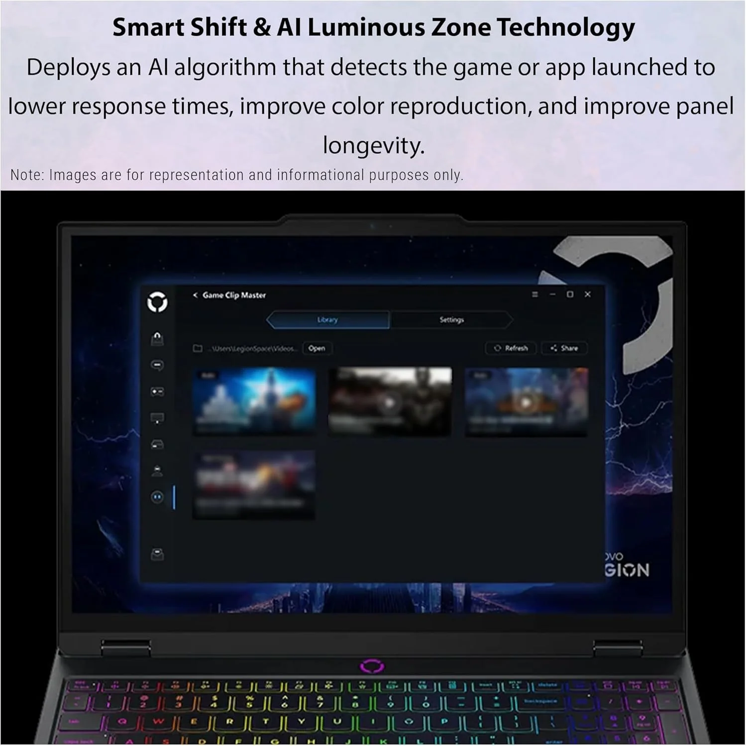 لپ تاپ گیمینگ لنوو Legion 5i Gen 10، پردازنده Intel Ultra 7-255HX، رم 64 گیگابایتی DDR5، حافظه SSD PCIe 2 ترابایتی، نمایشگر 15.1 اینچی WQXGA (2560x1600)، کارت گرافیک Nvidia G-Force RTX 5070، کیبورد RGB با 24 ناحیه، ویندوز 11 پرو، مشکی اکلیپس