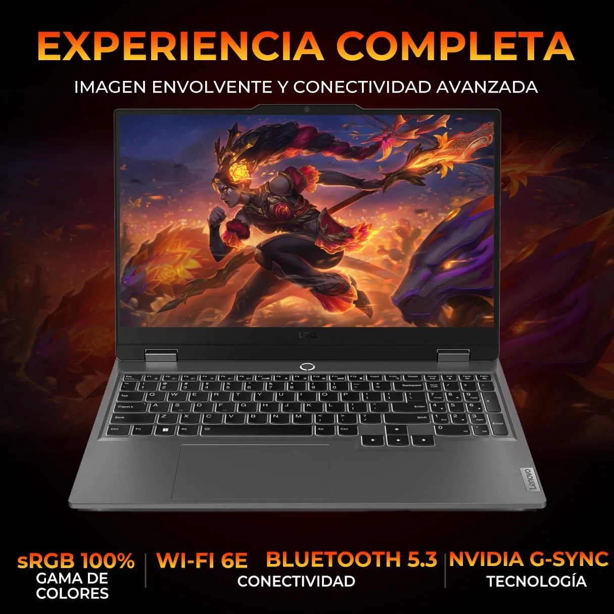 لپ تاپ گیمینگ Lenovo LOQ 15 با صفحه نمایش 15.6 اینچی FHD 144 هرتز، پردازنده AMD Ryzen 7-250، رم 16 گیگابایتی DDR5، حافظه SSD 512 گیگابایتی، کارت گرافیک NVIDIA GeForce RTX 5050 با 8 گیگابایت GDDR7، کیبورد انگلیسی با نور پس زمینه سفید، ویندوز 11، خاکستری