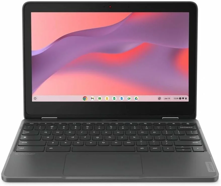 لنوو 300e Yoga Chromebook Gen 4 82W2002KUS 11.6 اینچ لمسی تاشو 2 در 1 Chromebook - HD - هشت هسته ای (ARM Cortex A76 + Cortex A55) - 8 گیگابایت رم - 64 گیگابایت حافظه فلش - صفحه کلید انگلیسی