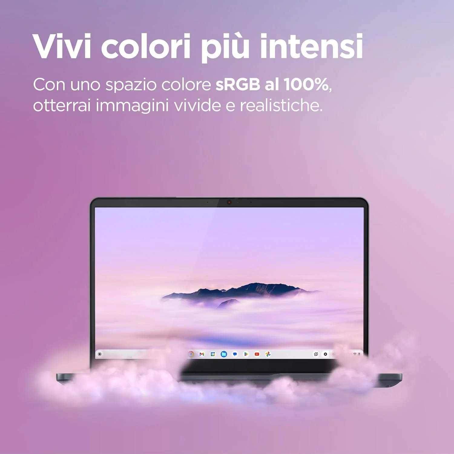 لنوو IdeaPad Slim 3 Chromebook Plus 14 اینچ FHD (1920x1080)، پردازنده Intel Core i3-N305، رم 8 گیگابایت، حافظه SSD 256 گیگابایت، WiFi 6، ChromeOS (سازگار با Google App، Microsoft 365، Adobe)