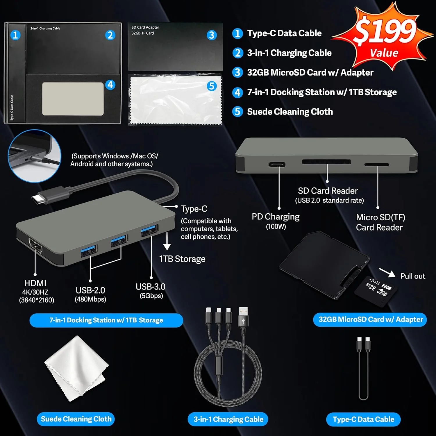 لپ تاپ پرچمدار 14 اینچی HD دانشجویی و تجاری HP با هوش مصنوعی کمک خلبان، نسل سیزدهم اینتل 4 هسته ای، 4 گیگابایت رم، 1.12 ترابایت حافظه (128 گیگابایت UFS + 1 ترابایت داک استیشن)، آفیس 365 یک ساله، وای فای 6، ویندوز 11 S، صورتی آرام - تصویر 2