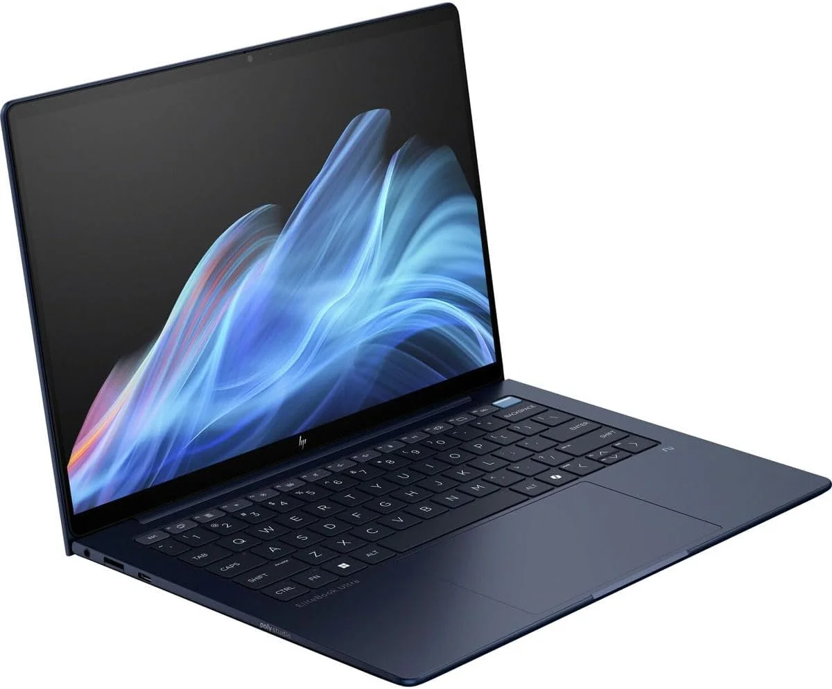 لپ تاپ 14 اینچی HP EliteBook Ultra G1i نسل بعدی هوش مصنوعی، نسخه امنیتی Wolf Pro - 2.8K - 2880 x 1800 - (Intel Core Ultra 7 256V - 16 گیگابایت رم 512 گیگابایت SSD ویندوز 11 - آبی (جعبه باز) - تصویر 2