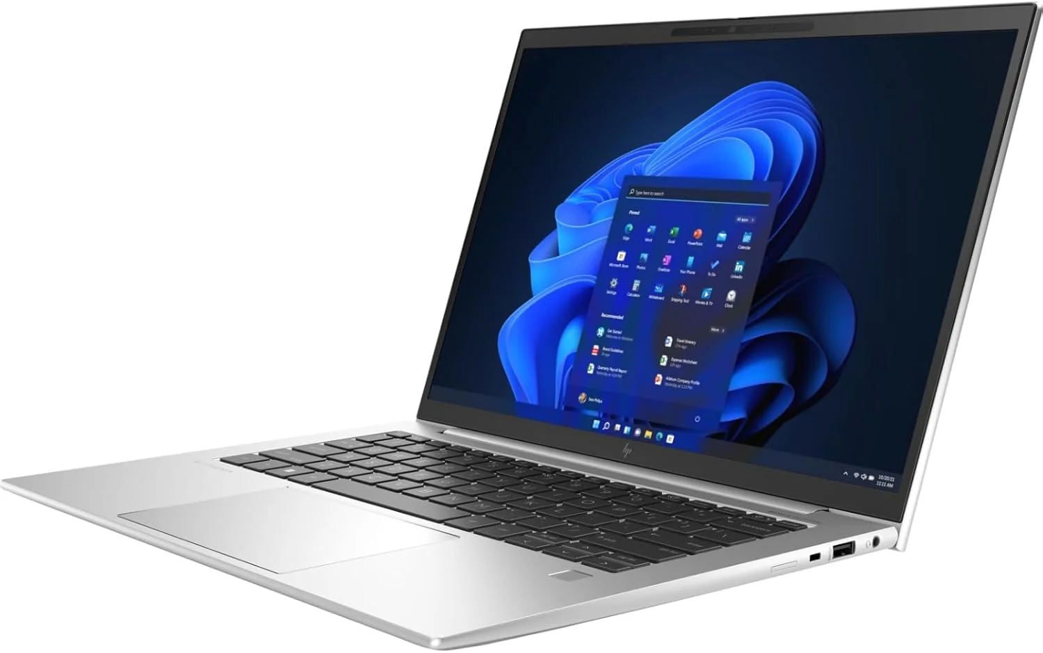 لپ تاپ HP EliteBook 840 G9 (مدل 2022) | صفحه نمایش 14 اینچی 1920x1200 FHD+ | پردازنده Core i5-13500 - حافظه SSD 256 گیگابایتی - رم 8 گیگابایتی | 14 هسته با فرکانس 4.8 گیگاهرتز، ویندوز 11 پرو نقره ای (بازسازی شده)