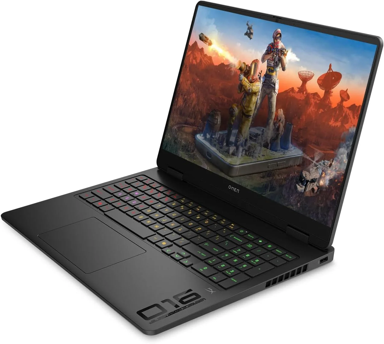 لپ تاپ قابل حمل HP OMEN Slim 16-AM000NT با پردازنده Intel Core Ultra 9 285H، رم 32 گیگابایت DDR5، حافظه SSD 1 ترابایت، کارت گرافیک RTX5060 8GB GDDR7، صفحه نمایش 16 اینچ WUXGA (1920x1200) 165Hz 400Nits 3ms IPS و ویندوز 11 هوم مدل BQ3Z2EAH14 به همراه کیف Zetta