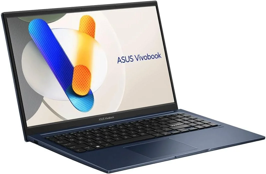 لپ تاپ ASUS VIVOBOOK X1504VA-BQ4675، صفحه نمایش 15.6 اینچی FHD IPS، پردازنده Intel Core i3-1315U، رم 8 گیگابایتی، SSD 512 گیگابایتی، گرافیک Intel UHD، صفحه کلید انگلیسی/عربی، Wi-Fi 6E، ویندوز 11 پرو (ارتقا یافته) آبی آرام - تصویر 3