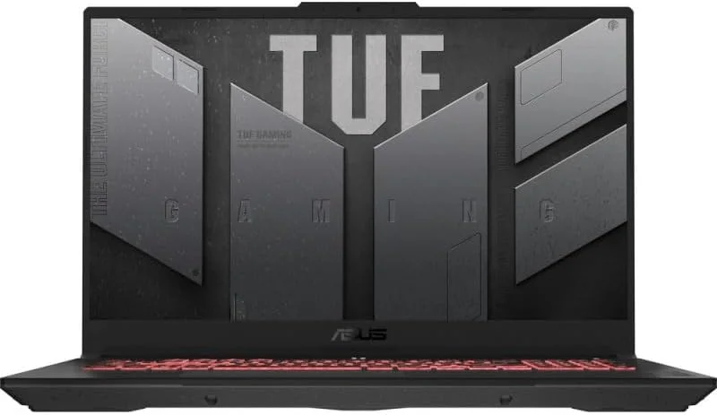 لپ تاپ ایسوس TUF Gaming A17، صفحه نمایش 17.3 اینچی FHD 144 هرتز IPS، AMD Ryzen 7 7445HS، رم 16 گیگابایتی DDR5، SSD 512 گیگابایتی، NVIDIA GeForce RTX 4050 6GB، کیبورد با نور پس زمینه، ویندوز 11، خاکستری مکانیکی - تصویر 3 لپ تاپ ایسوس TUF Gaming A17، صفحه نمایش 17.3 اینچی FHD 144 هرتز IPS، AMD Ryzen 7 7445HS، رم 16 گیگابایتی DDR5، SSD 512 گیگابایتی، NVIDIA GeForce RTX 4050 6GB، کیبورد با نور پس زمینه، ویندوز 11، خاکستری مکانیکی - تصویر 3