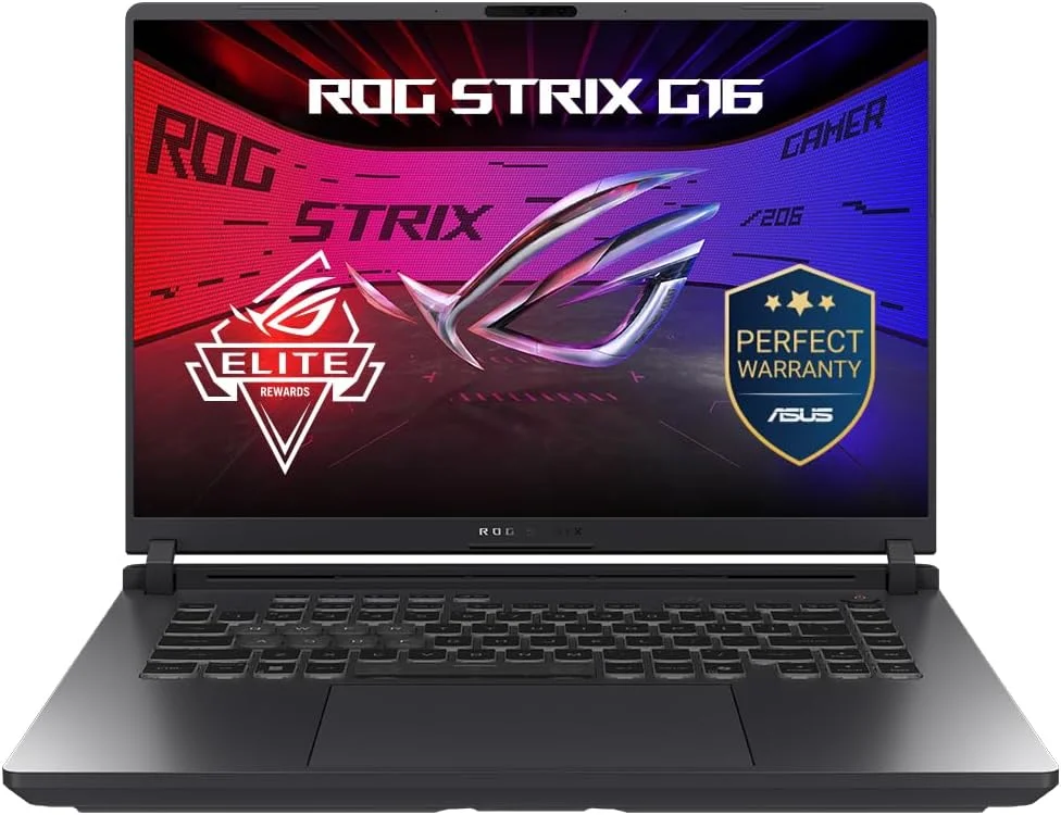 لپ تاپ گیمینگ ایسوس ROG Strix G16 (خاکستری کسوفی) | پردازنده Intel Core i9 14900HX، NVIDIA RTX5070 8GB، رم 32GB، SSD 1TB، نمایشگر 16 اینچی 2.5K 240Hz، Win11 [G615JPR-G91621W]