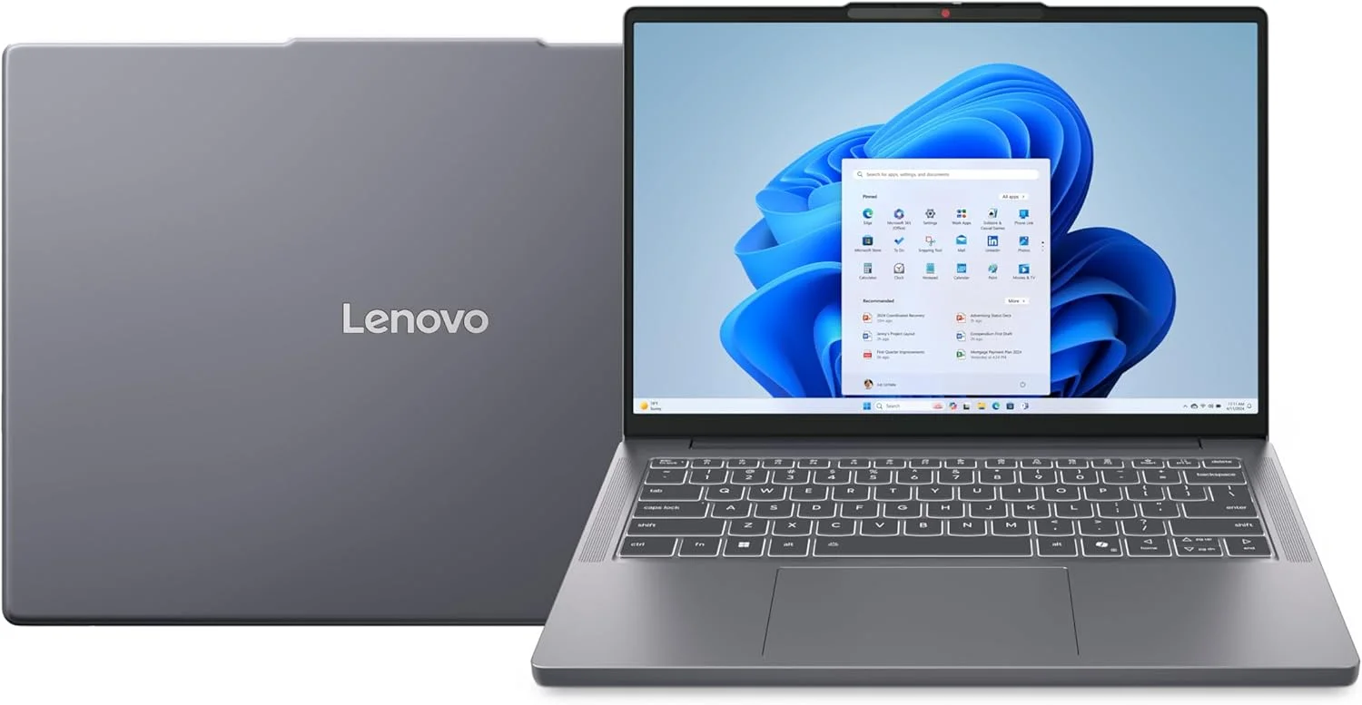 لپ تاپ لنوو IdeaPad Slim 3 14IRH10، پردازنده Intel Core i5-13420H، رم 8 گیگابایت DDR5، حافظه 512 گیگابایت SSD، صفحه نمایش 14 اینچ WUXGA، ویندوز 11 [83K0002XAX]