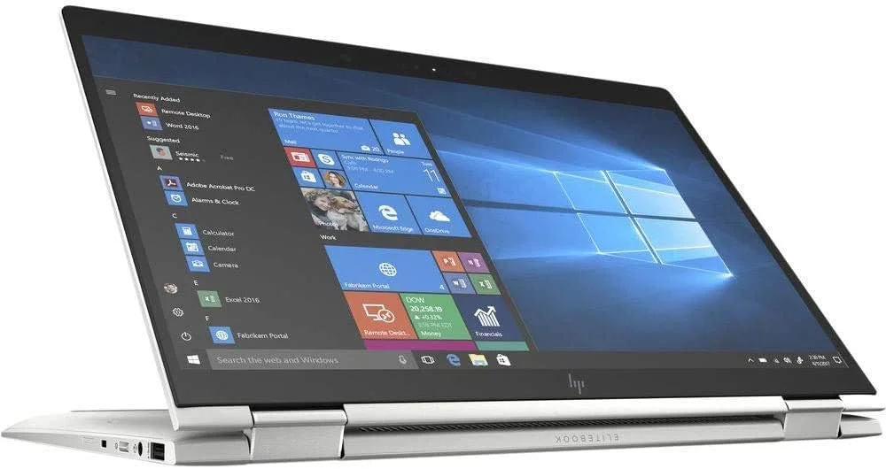 لپ تاپ تجاری HP EliteBook X360 1040 G5 2-in-1 با صفحه نمایش لمسی 14 اینچی IPS Full HD FHD (پردازنده Intel Quad Core i5-8250U، رم 8 گیگابایتی DDR4، حافظه SSD 256 گیگابایتی M.2) دارای نور پس زمینه، ویندوز 11 پرو (بازسازی شده)