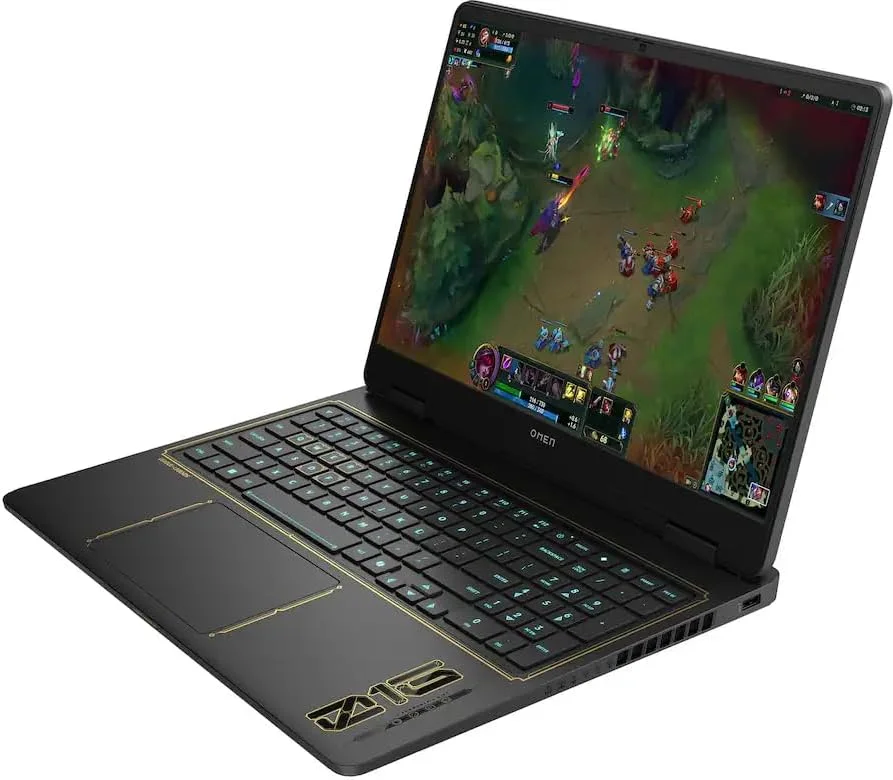 لپ تاپ گیمینگ 16 اینچی HP OMEN League of Legends نسخه محدود، Intel Core i7-14650HX، رم 32 گیگابایتی، GeForce RTX 5060، SSD 1 ترابایتی، مشکی سایه