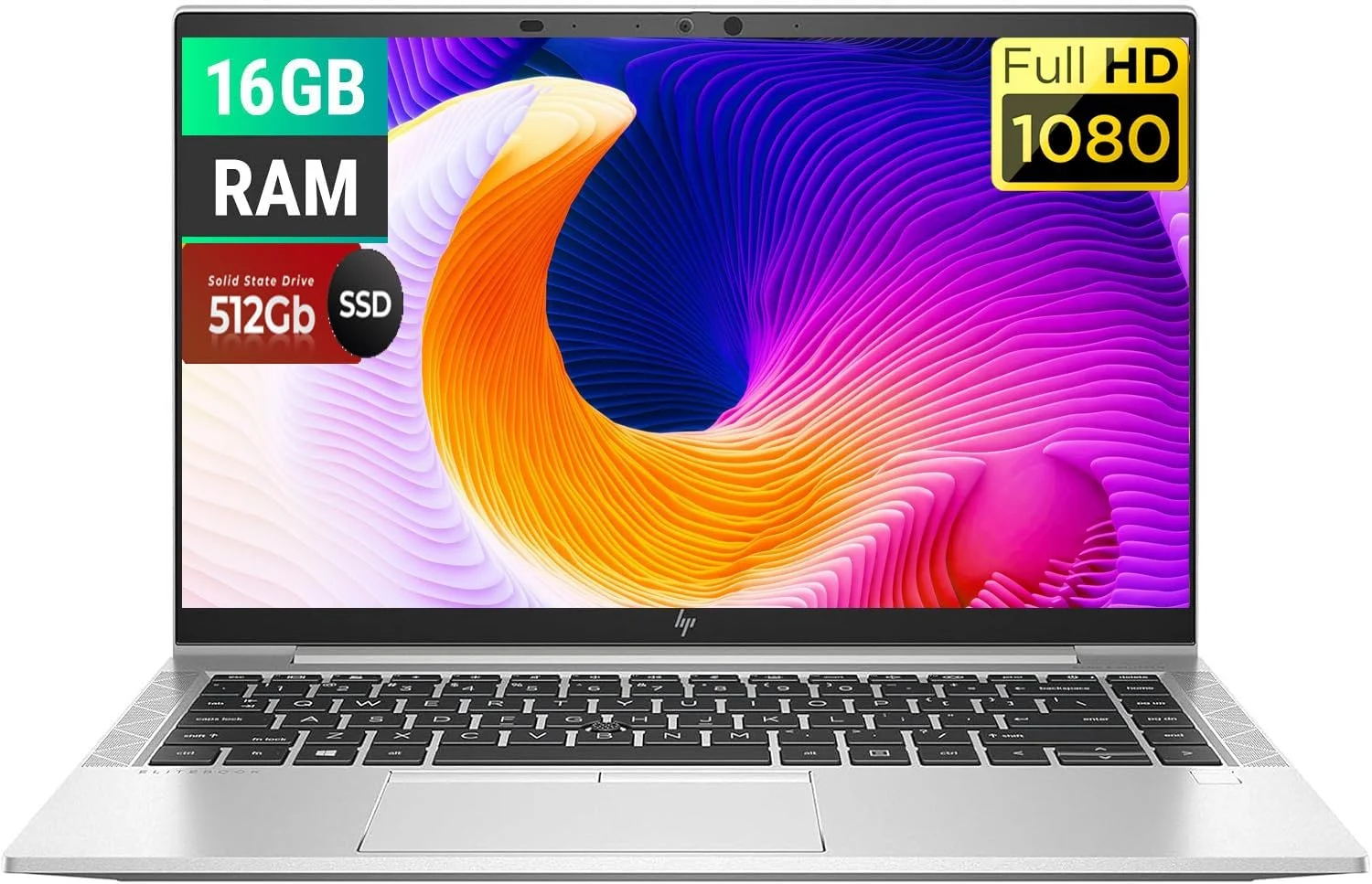 لپ تاپ تجاری HP EliteBook 845 G8، صفحه نمایش 14 اینچی FHD (1920 x 1080)، پردازنده AMD Ryzen 5 Pro 5650U 2.3-4.2GHz، رم 16 گیگابایتی، SSD 512 گیگابایتی، ویندوز 10 پرو، نقره ای (بازسازی شده) لپ تاپ تجاری HP EliteBook 845 G8، صفحه نمایش 14 اینچی FHD (1920 x 1080)، پردازنده AMD Ryzen 5 Pro 5650U 2.3-4.2GHz، رم 16 گیگابایتی، SSD 512 گیگابایتی، ویندوز 10 پرو، نقره ای (بازسازی شده)