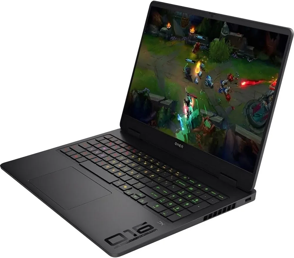 لپ تاپ گیمینگ HP OMEN، صفحه نمایش 16 اینچی 2K 144Hz FHD IPS، پردازنده Intel Core Ultra 7 255H، رم 16 گیگابایتی، SSD 1 ترابایتی، کارت گرافیک GeForce RTX 5060 8GB، کیبورد انگلیسی، ویندوز 11 هوم، مشکی سایه لپ تاپ گیمینگ HP OMEN، صفحه نمایش 16 اینچی 2K 144Hz FHD IPS، پردازنده Intel Core Ultra 7 255H، رم 16 گیگابایتی، SSD 1 ترابایتی، کارت گرافیک GeForce RTX 5060 8GB، کیبورد انگلیسی، ویندوز 11 هوم، مشکی سایه