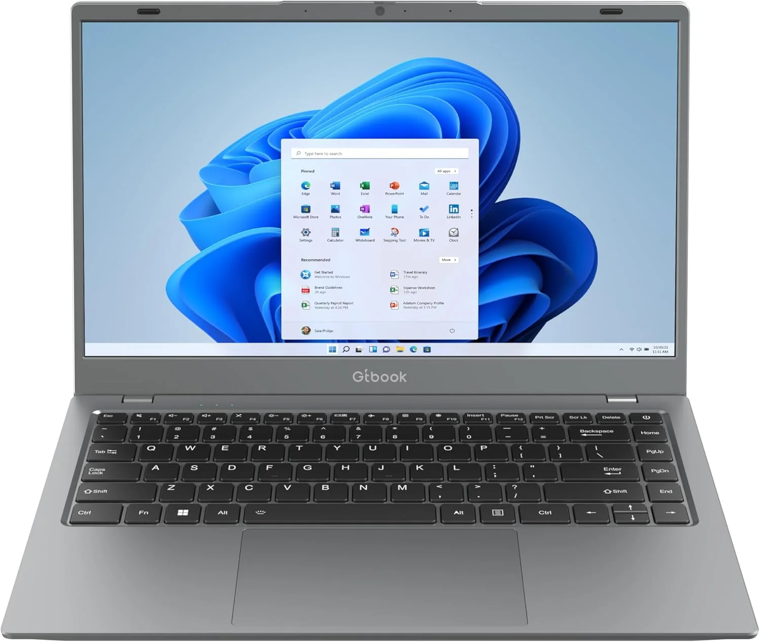 لپ تاپ جی تب GT14 با صفحه نمایش 14 اینچی FHD IPS، پردازنده Intel Pentium Gold 6500Y، رم 8 گیگابایتی، حافظه SSD 256 گیگابایتی، ویندوز 11، گرافیک UHD، وای فای 5، نوت بوک سبک وزن، خاکستری فضایی لپ تاپ جی تب GT14 با صفحه نمایش 14 اینچی FHD IPS، پردازنده Intel Pentium Gold 6500Y، رم 8 گیگابایتی، حافظه SSD 256 گیگابایتی، ویندوز 11، گرافیک UHD، وای فای 5، نوت بوک سبک وزن، خاکستری فضایی