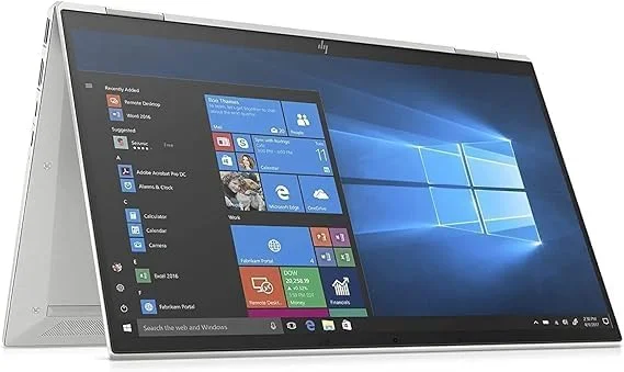 لپ تاپ هیبریدی (2 در 1) نقره ای HP EliteBook x360 1030 G3 با پردازنده 1.80GHz Intel Core i7-8550U نسل هشتم، رم 16 گیگابایتی، حافظه SSD 512 گیگابایتی و صفحه نمایش لمسی 13.3 اینچی FHD ویندوز 11 پرو (بازسازی شده)