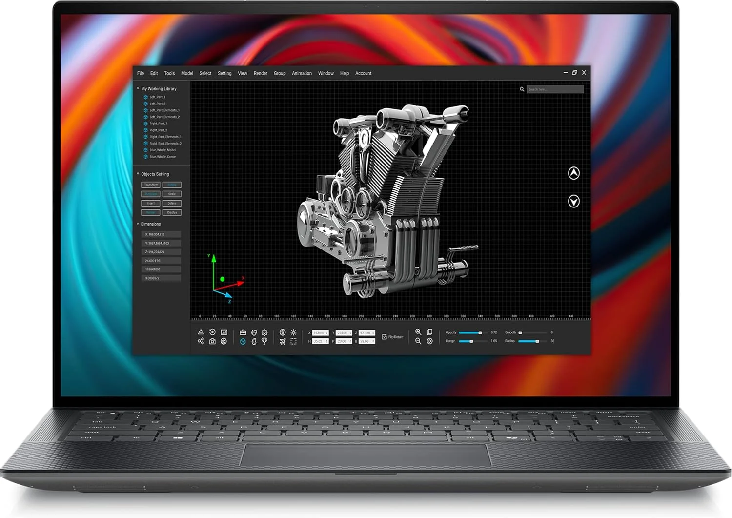 لپ تاپ ورک استیشن Dell Precision 5490، پردازنده Intel Core Ultra 7 165H vPro، حافظه رم 32 گیگابایت/حافظه اس اس دی 512 گیگابایت، صفحه نمایش 14 اینچی FHD، کارت گرافیک Nvidia RTX 500 ada 4GB GDDR6، کیبورد انگلیسی با نور پس زمینه، ویندوز 11 پرو