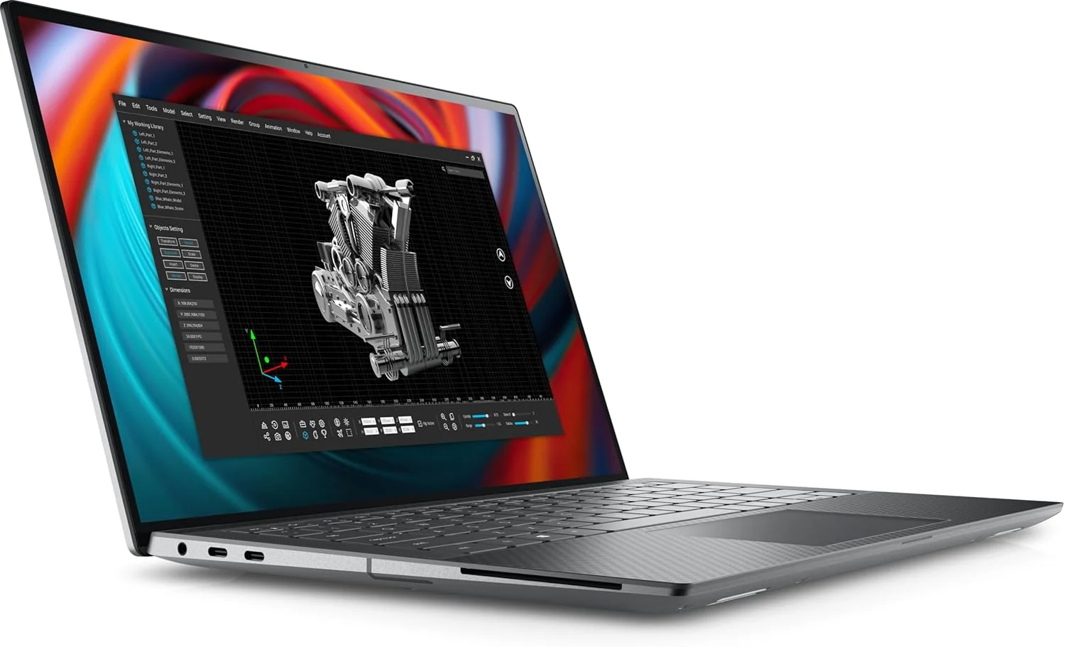 لپ تاپ ورک استیشن Dell Precision 5490، پردازنده Intel Core Ultra 7 165H vPro، حافظه رم 32 گیگابایت/حافظه اس اس دی 512 گیگابایت، صفحه نمایش 14 اینچی FHD، کارت گرافیک Nvidia RTX 500 ada 4GB GDDR6، کیبورد انگلیسی با نور پس زمینه، ویندوز 11 پرو - تصویر 2