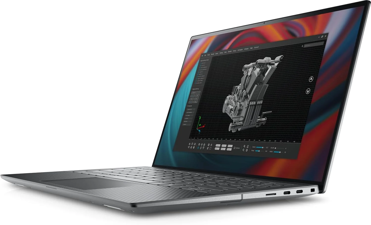 لپ تاپ ورک استیشن Dell Precision 5490، پردازنده Intel Core Ultra 7 165H vPro، حافظه رم 32 گیگابایت/حافظه اس اس دی 512 گیگابایت، صفحه نمایش 14 اینچی FHD، کارت گرافیک Nvidia RTX 500 ada 4GB GDDR6، کیبورد انگلیسی با نور پس زمینه، ویندوز 11 پرو - تصویر 3