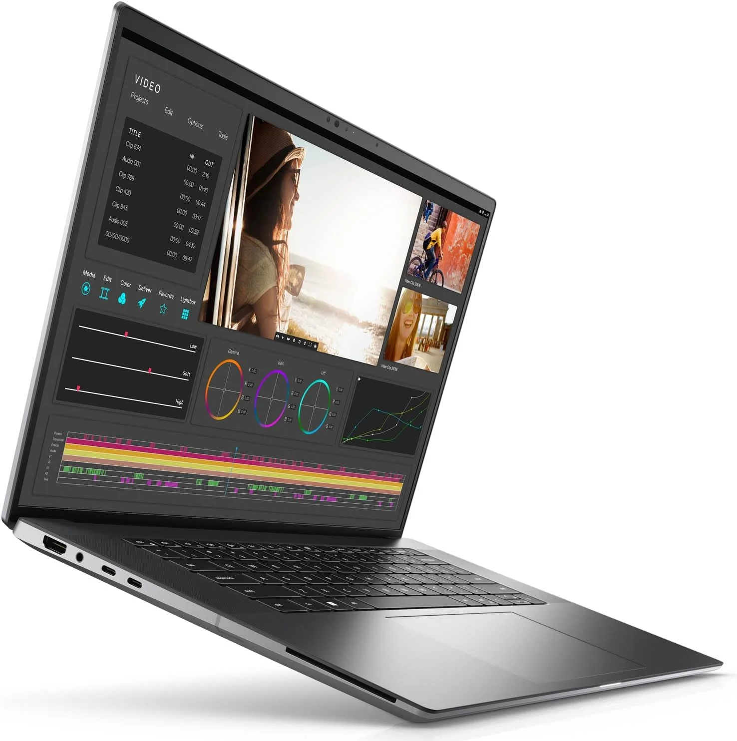 لپ تاپ ورک استیشن Dell Precision 5680 | صفحه نمایش 16 اینچی FHD+ | پردازنده Intel Core i9-13900H، 14 هسته ای، تا 5.7 گیگاهرتز، 64 گیگابایت رم DDR5، 1 ترابایت PCIe® NVMe™ SSD | کارت گرافیک NVIDIA RTX 2000 Ada Laptop GPU | ویندوز 11 پرو (بازسازی شده) - تصویر 3
