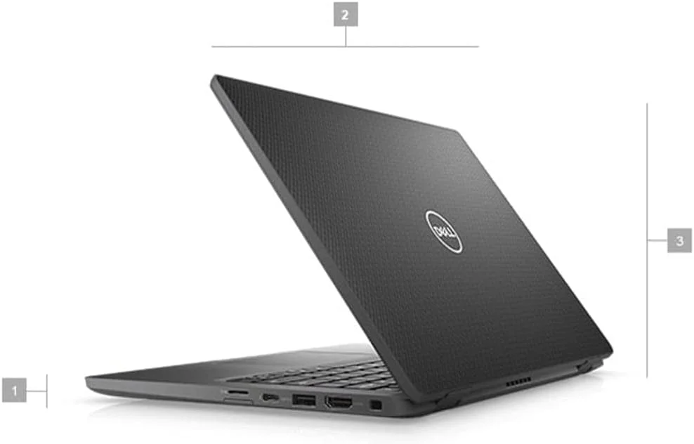 لپ تاپ دل Latitude 7000 7320 (مدل 2021) | صفحه نمایش 13.3 اینچی FHD | پردازنده Core i7 - حافظه SSD 256 گیگابایتی - رم 16 گیگابایتی | 4 هسته با فرکانس 4.4 گیگاهرتز - پردازنده نسل 11، ویندوز 11 هوم (بازسازی شده) - تصویر 3
