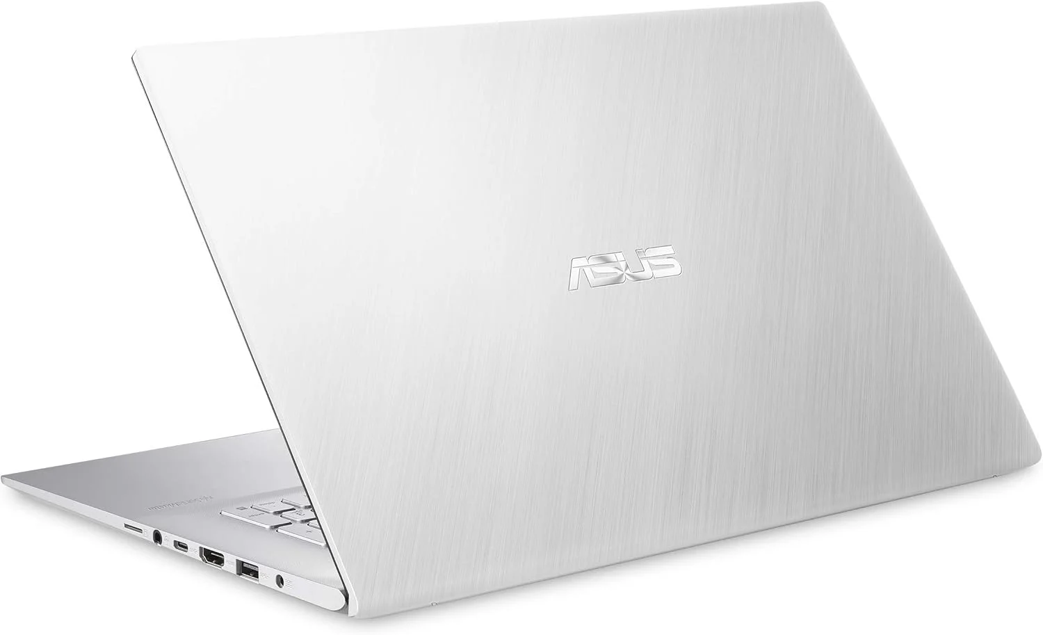 ASUS VivoBook S17 S712 لپ تاپ باریک و سبک 17.3 اینچی FHD، پردازنده Intel Core i7-10510U، رم 8 گیگابایتی DDR4، حافظه SSD PCIe NVMe 256 گیگابایتی + هارد دیسک 1 ترابایتی، ویندوز 10 هوم، S712FA-DS76، نقره ای شفاف (بازسازی شده)