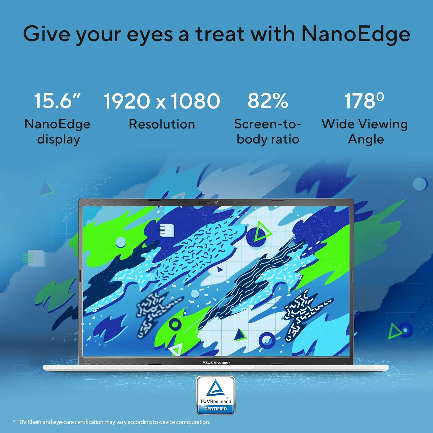 لپ تاپ ASUS Vivobook 16، صفحه نمایش 16 اینچی WUXGA 60 هرتز، پردازنده Intel Core i7-13620H، گرافیک Intel UHD، رم 16 گیگابایتی، SSD 512 گیگابایتی، ویندوز 11، نقره ای خنک، F1605VA-BS74