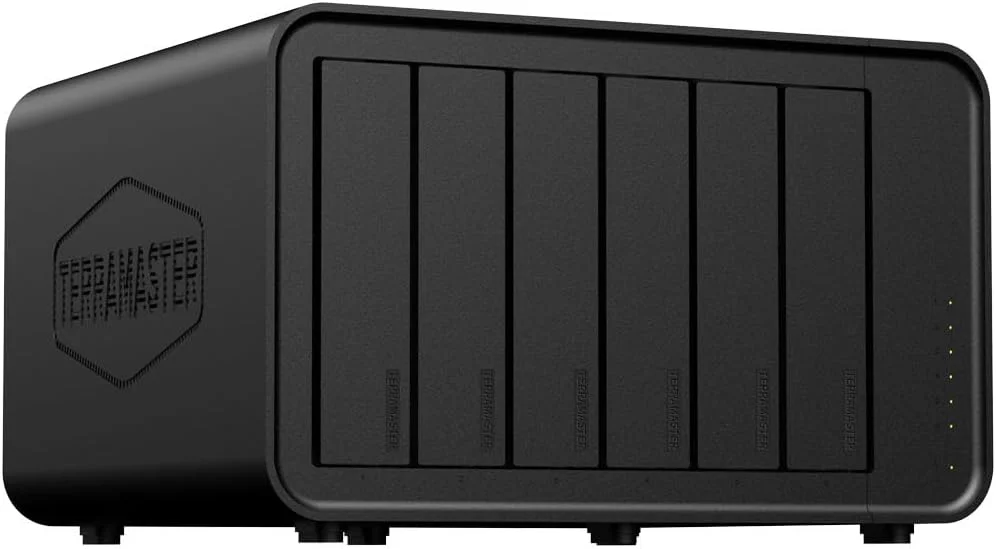 دستگاه ذخیره سازی TERRAMASTER F6-424 Max NAS - دارای 6 جایگاه، پردازنده Core i5 1235U با 10 هسته و 12 رشته، 8 گیگابایت رم DDR5، دو پورت 10GbE، عملکرد عالی ذخیره سازی متصل به شبکه برای کسب و کار (بدون دیسک)