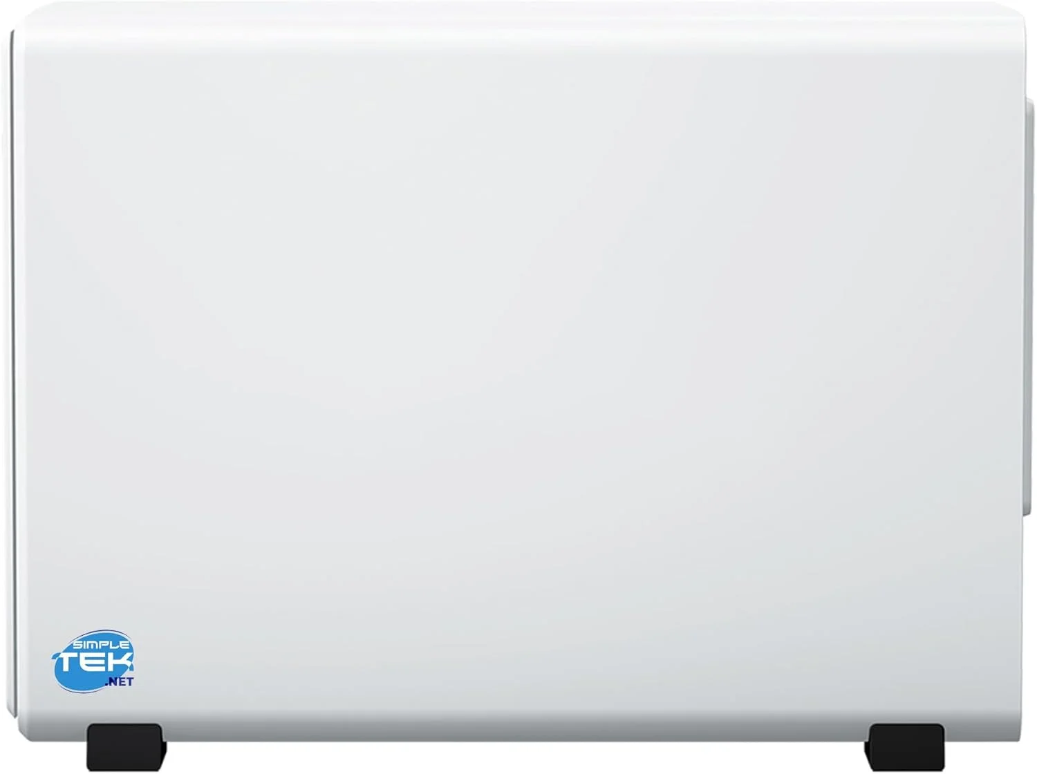 دستگاه ذخیره سازی تحت شبکه 2 بی SIMPLETEK با دو اسلات SATA HDD/SSD، سازگار با اترنت گیگابیتی LAN - سفید