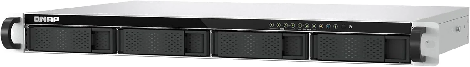 QNAP TS-h765eU-8G | 7-Bay, Intel Atom, 2.5GbE, 1U NAS رکمونت با عمق کم
